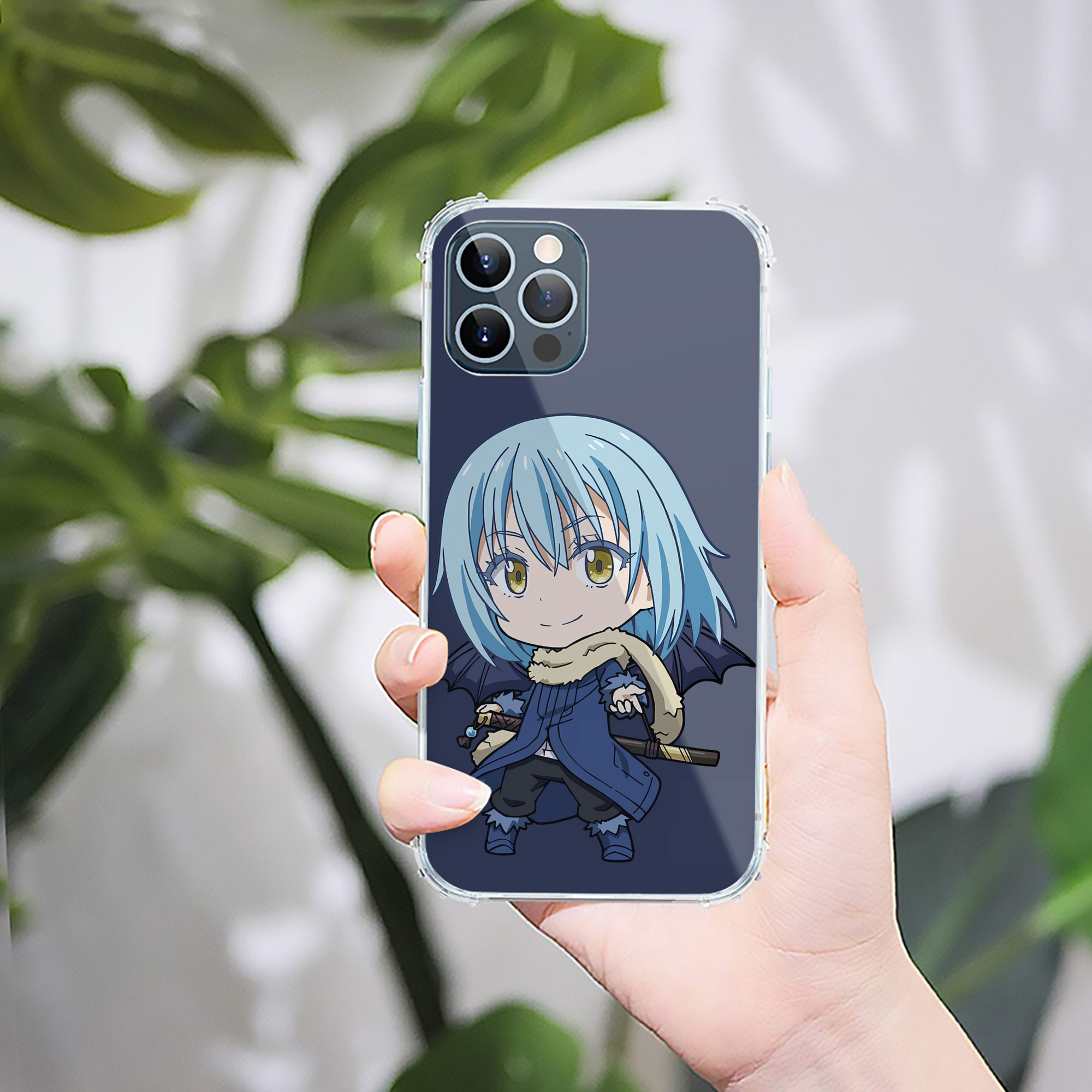 （画像用） 転スラ Regarding Reincarnated to Slime 【iPhone 12シリーズ対応】透明スマホケース（クリアソフトケース）